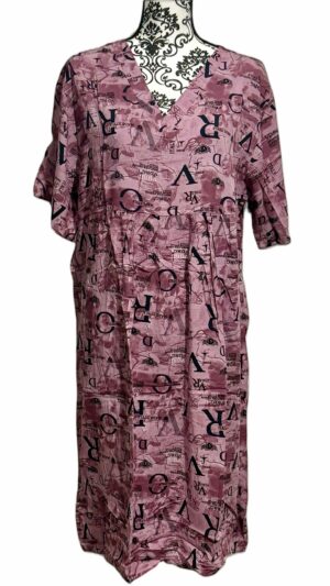 Robe – manche courte à lettre