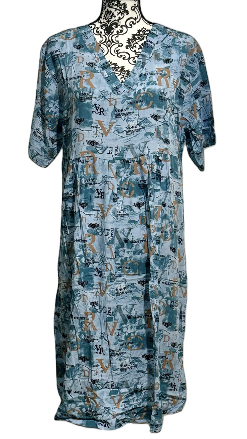 Robe - manche courte à lettre
