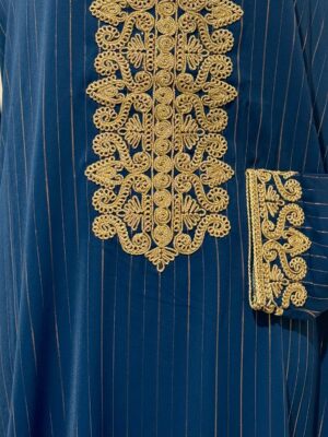 Qamis – broderie à fil doré