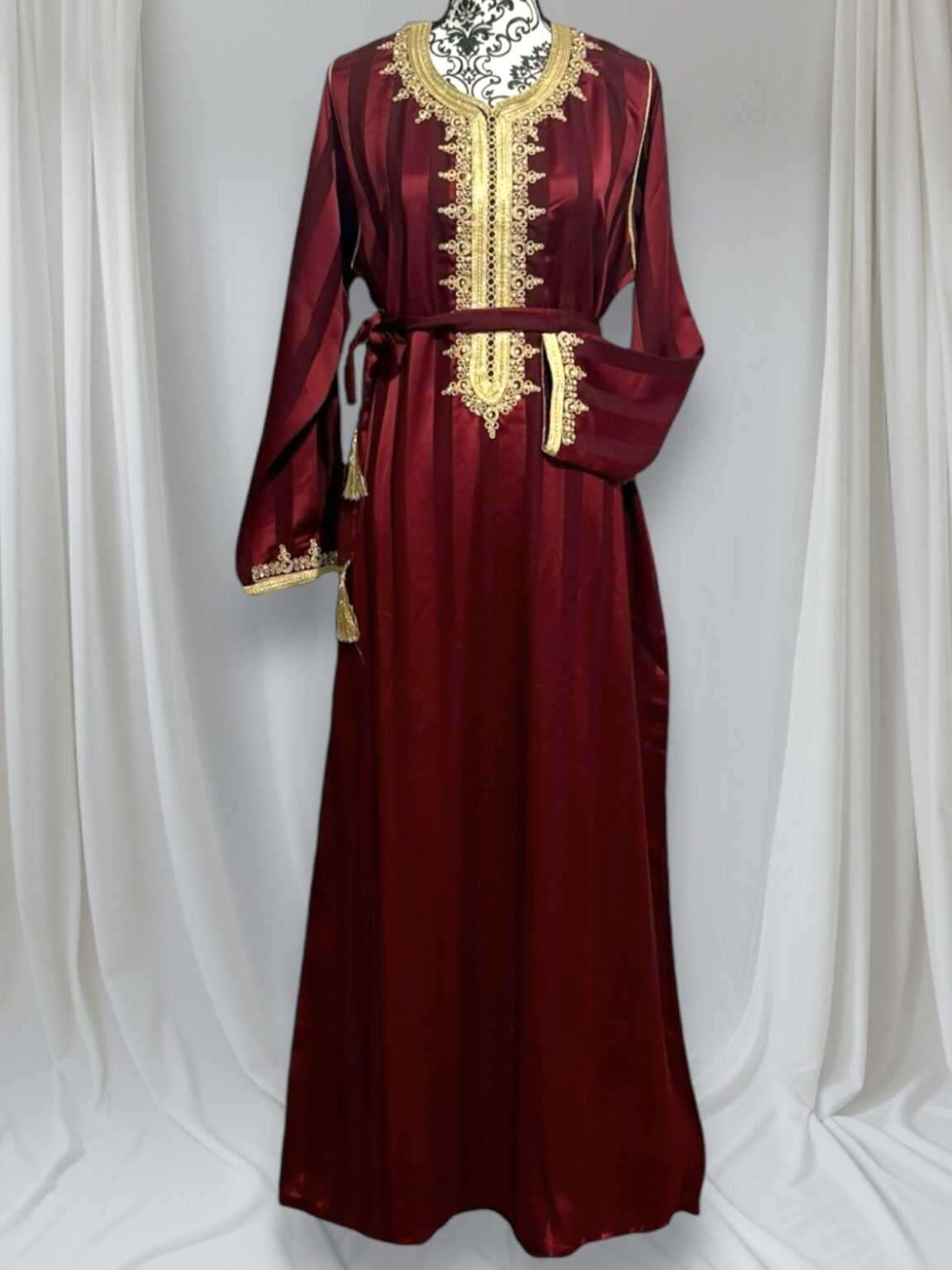 Robe - strass à rayure épaisse