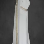 Sawsania Caftan aux bords dorés