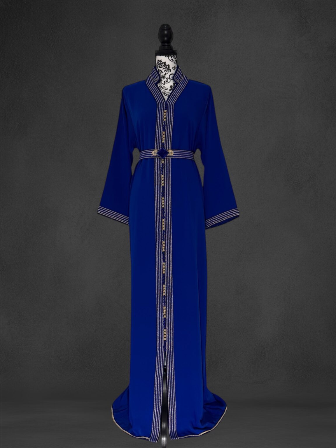 Sawsania Caftan aux bords dorés