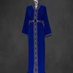 Sawsania Caftan aux bords dorés