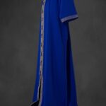 Sawsania Caftan aux bords dorés