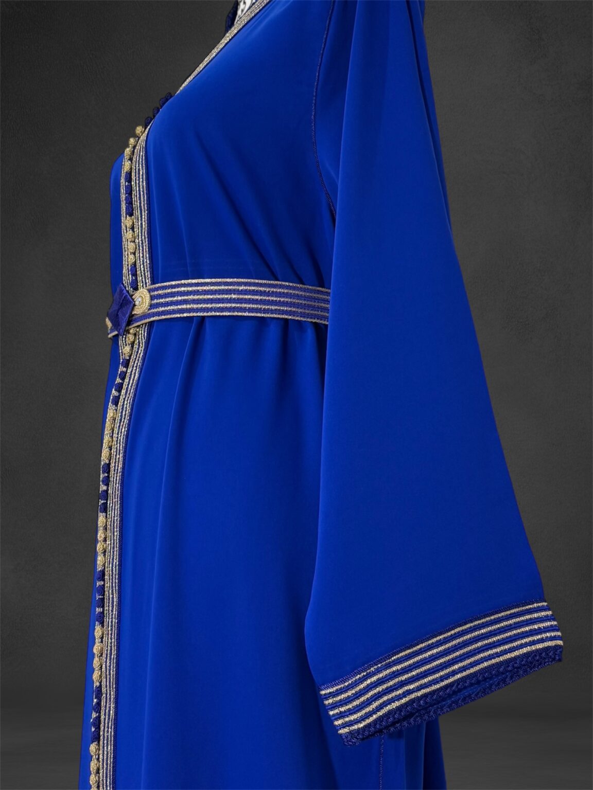 Sawsania Caftan aux bords dorés