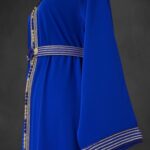 Sawsania Caftan aux bords dorés