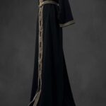 Sawsania Caftan aux bords dorés