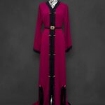 Sawsania Caftan aux perles noires
