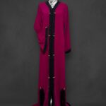 Sawsania Caftan aux perles noires