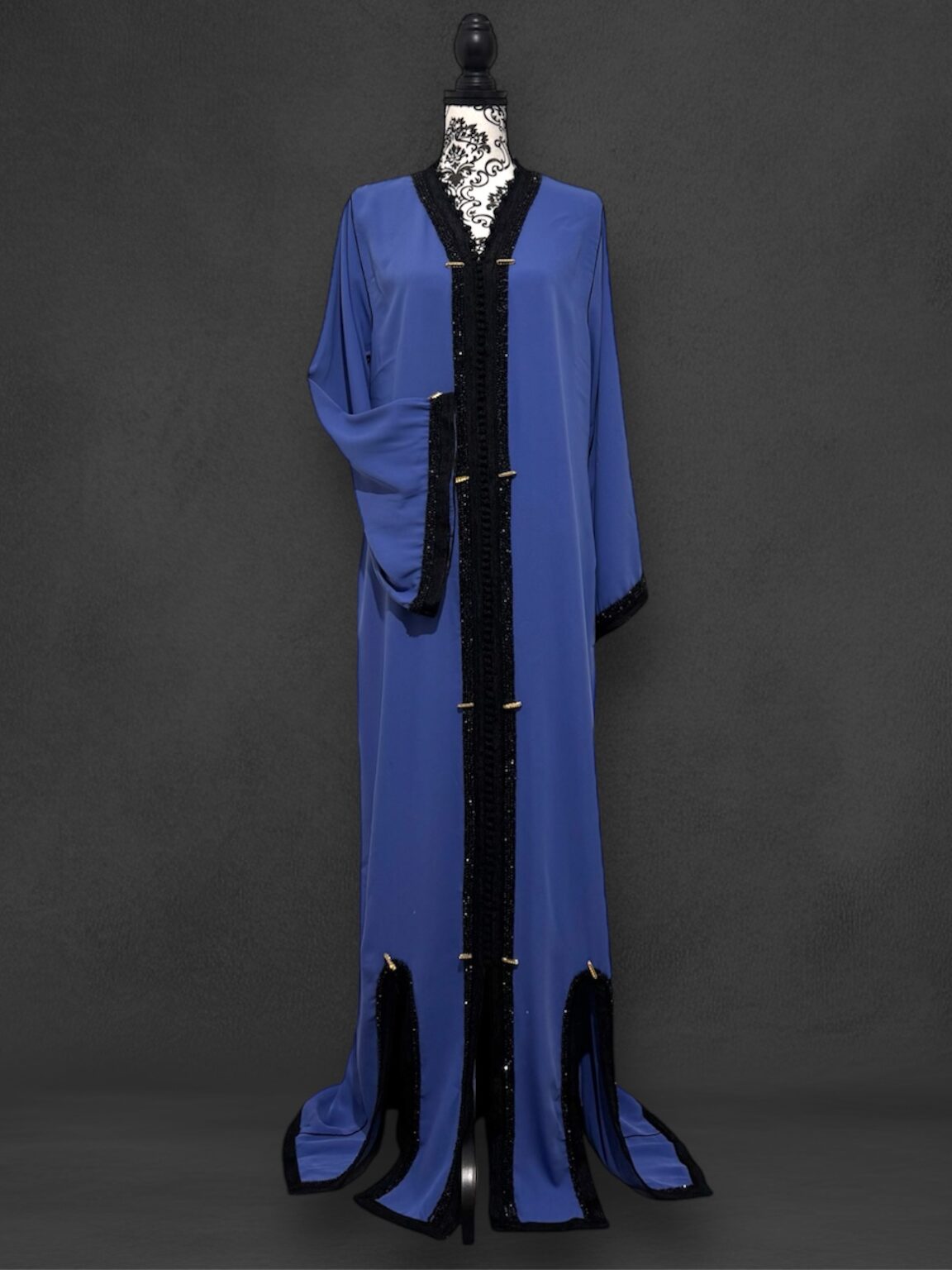 Sawsania Caftan aux perles noires