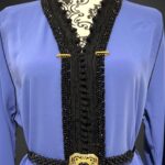 Sawsania Caftan aux perles noires