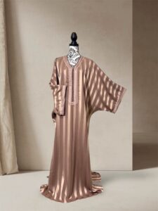 Jawhara papillon beige foncé