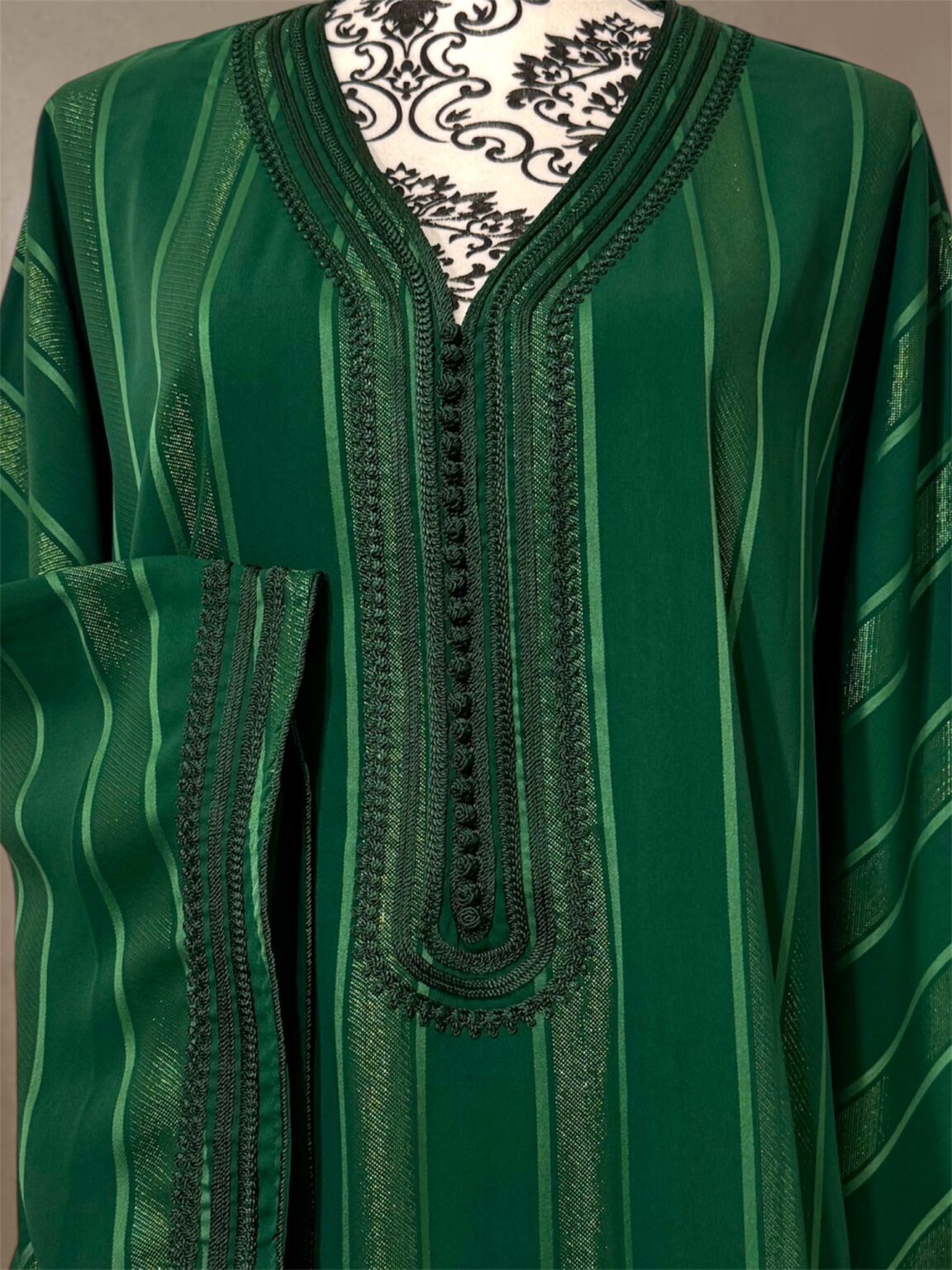 Jawhara papillon vert foncé