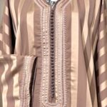 Jawhara papillon beige foncé