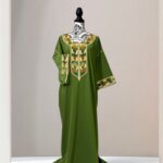 Gandoura avec broderies artisanales