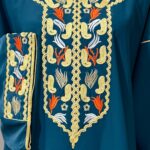 Gandoura avec broderies artisanales