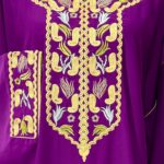 Gandoura avec broderies artisanales