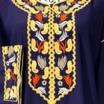 Gandoura avec broderies artisanales