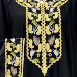 Gandoura avec broderies artisanales