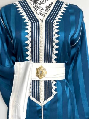 Caftan Jawhara à manches doublées