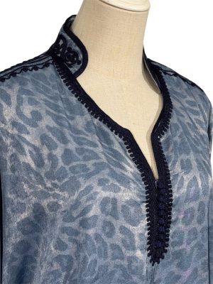 Caftan papillon yakota léopard