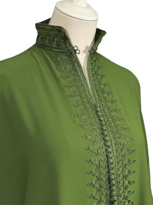 Gandoura col officier avec fermeture