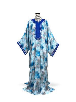 Gandoura papillon satinée