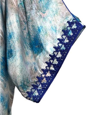 Gandoura papillon satinée