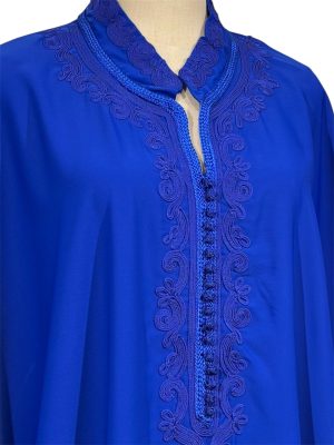 Gandoura papillon col officier