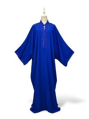 Gandoura papillon col officier