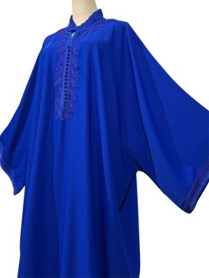 Gandoura papillon col officier