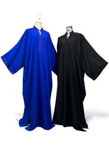 Gandoura papillon col officier